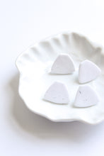 Load image into Gallery viewer, Shield Studs | Speckled white
