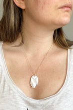 Load image into Gallery viewer, Abstract arch necklace

