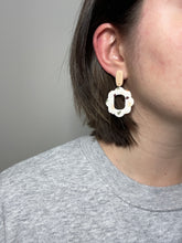 Load image into Gallery viewer, Floral dangles | Terrazzo
